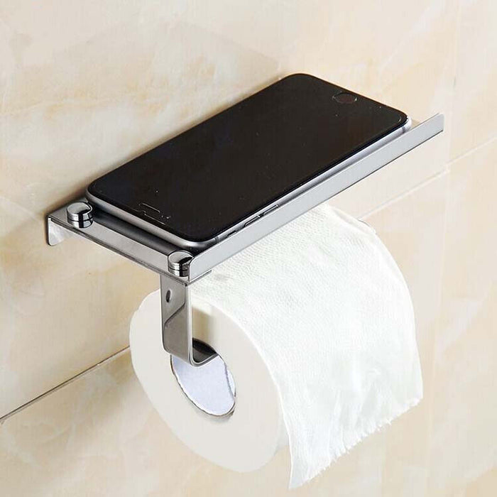 TidyRoll Shelf – Wall Mounted Toilet Paper Holder