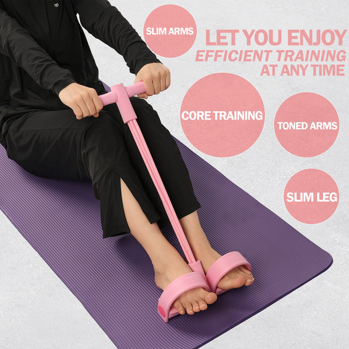 PureStretchX - 4 Tube Pedal Resistance Band