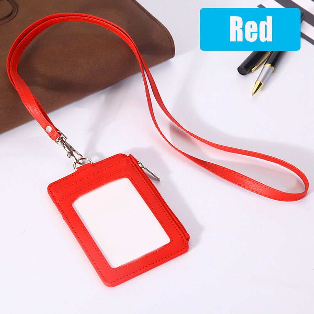 Premium PU Leather ID Card Holder