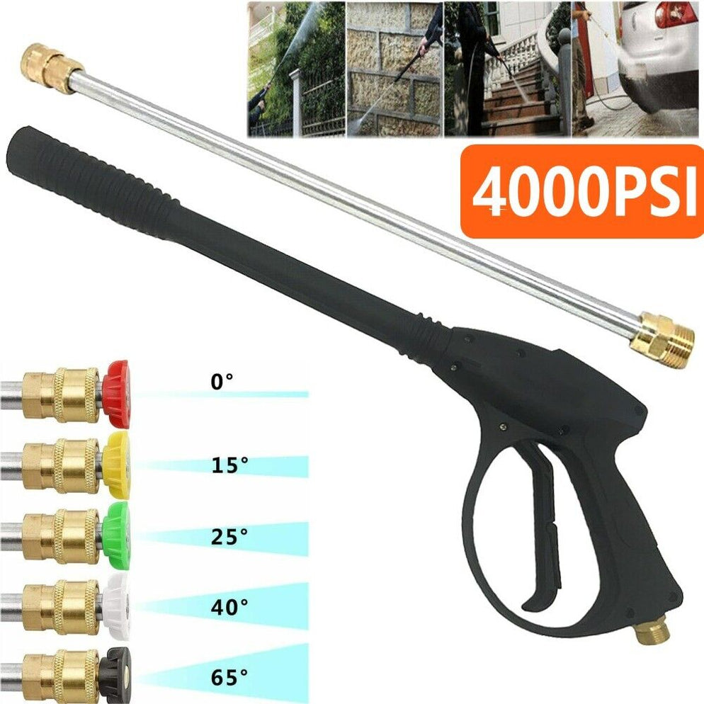 Pressure Washer Gun | Power Washer Handle | 4000 PSI Max | M22 Thread ...