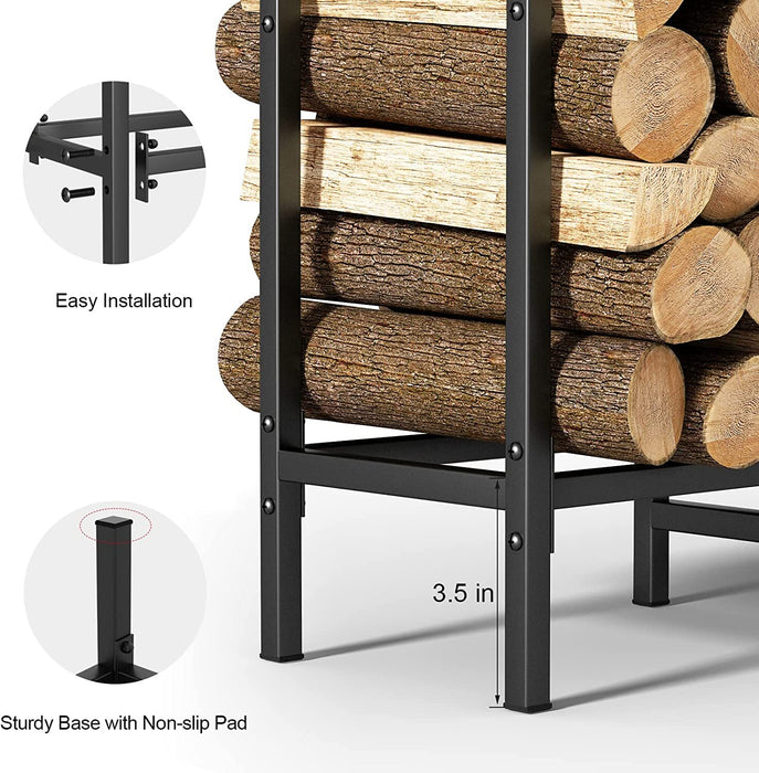 RusticStack - Adjustable Firewood Rack