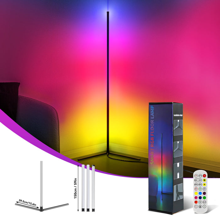 RhythmRay - RGB Corner Floor Lamp