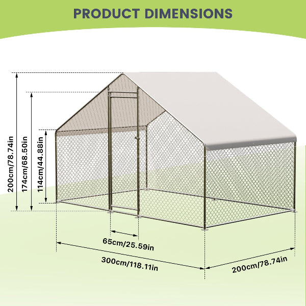 Wingstead - Walk-In Chicken Coop Run