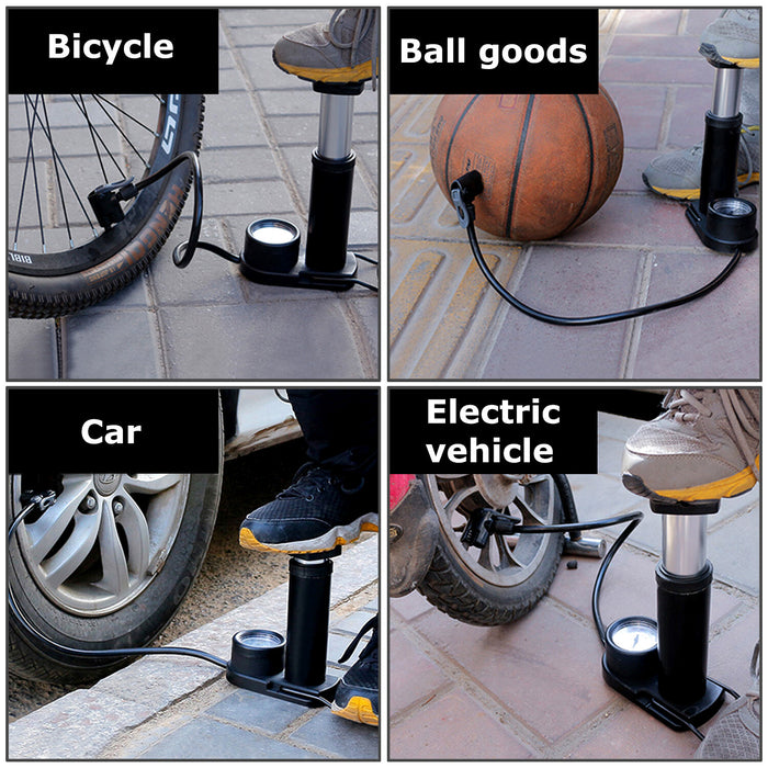 PeakPump - Portable Bike Pump with Pressure Gauge