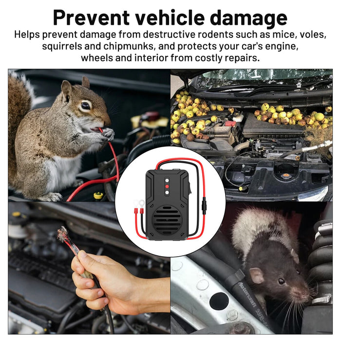 SonicDefender - Ultrasonic Car Rodent Repellent