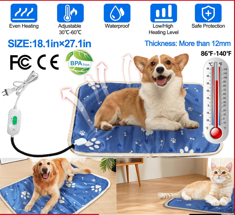PawTemp - Heated Pet Pad for Dogs & Cats