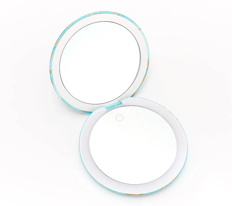 Glowelle - Portable Lighted Makeup Mirror