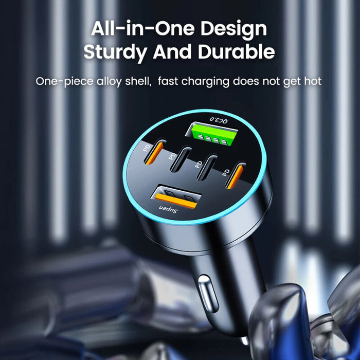 VoltMax 6-Port – Fast Car Charger