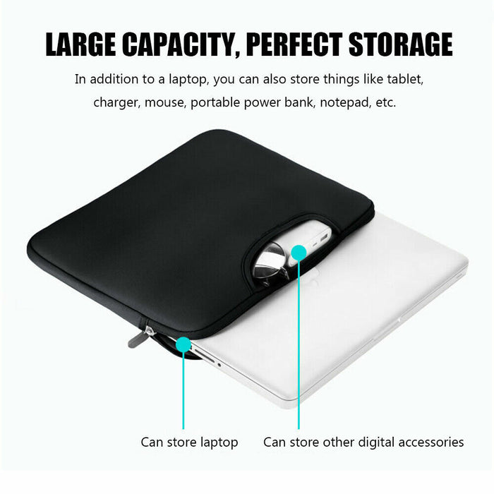 CloudCarry Sleeve – Laptop Case for 15.6 Inch and 14 Inch Laptops