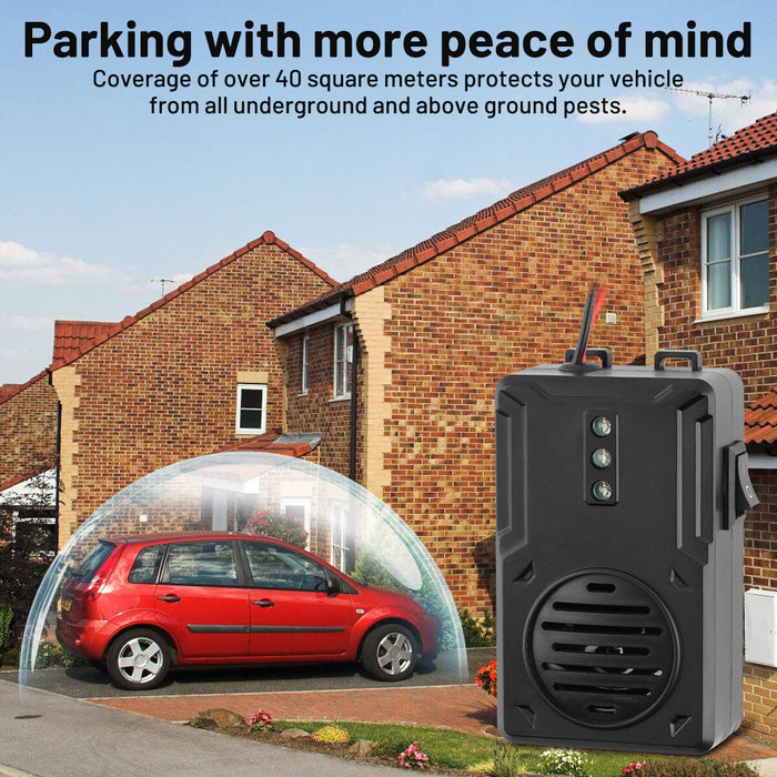 SonicDefender - Ultrasonic Car Rodent Repellent