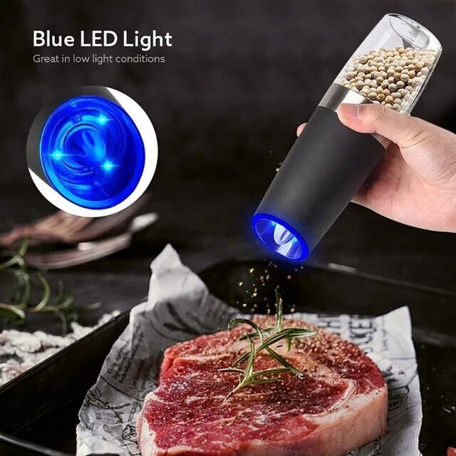 AutoSpice - Electric Salt and Pepper Grinder Set