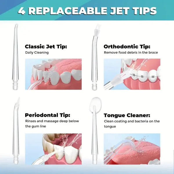 OralPure Jet - Water Flosser for Teeth