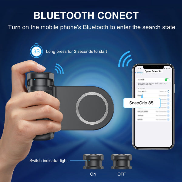 SnapGrip Pro – Magnetic Phone Camera Handle