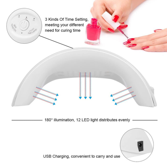 NailFlare - Portable UV LED Nail Lamp