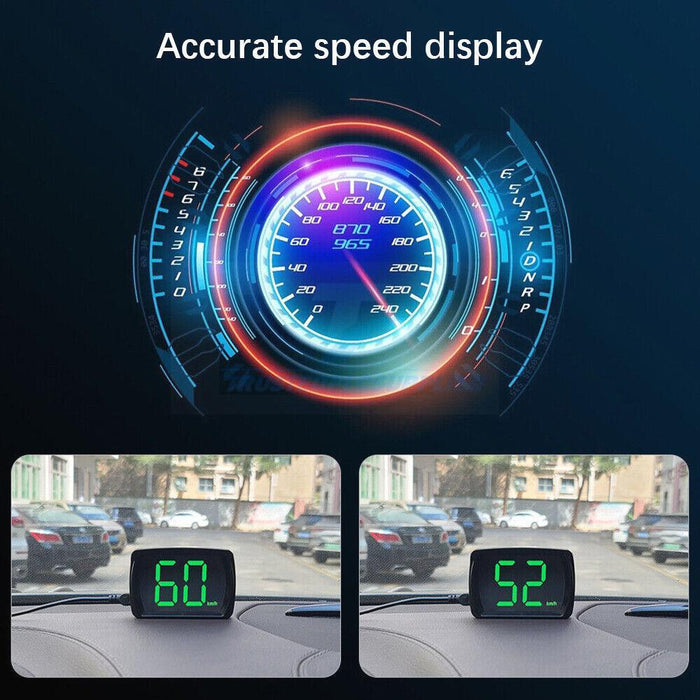 Real Speedometers GPS Digital Speedometer | Universal Car & Bike HUD | Real-Time MPH ...