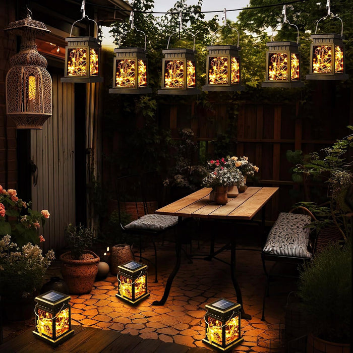 Solarique - Solar Hanging Candle Lanterns