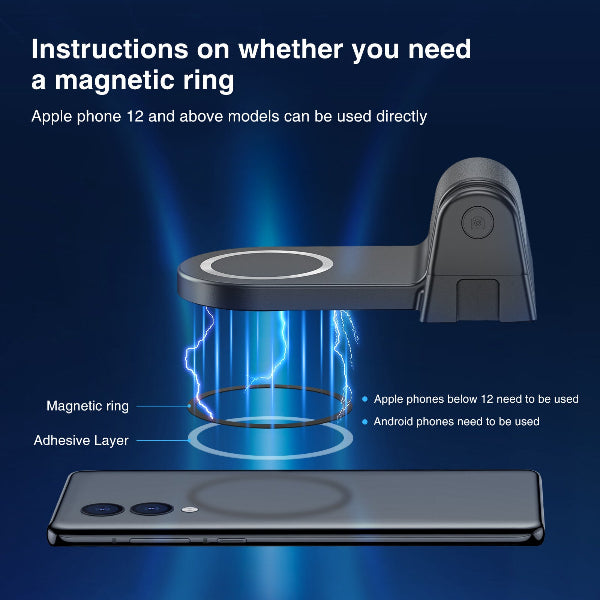 SnapGrip Pro – Magnetic Phone Camera Handle