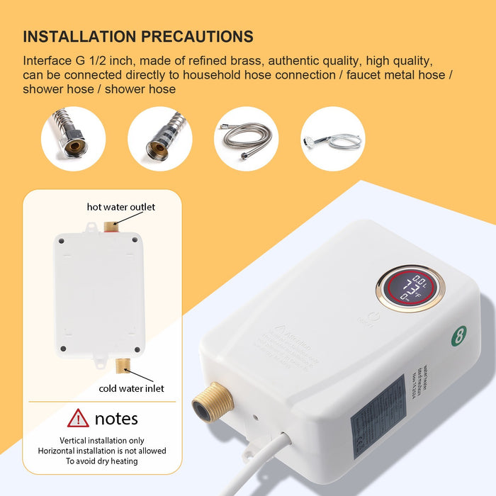 ZenHeat – Tankless Electric Water Heater