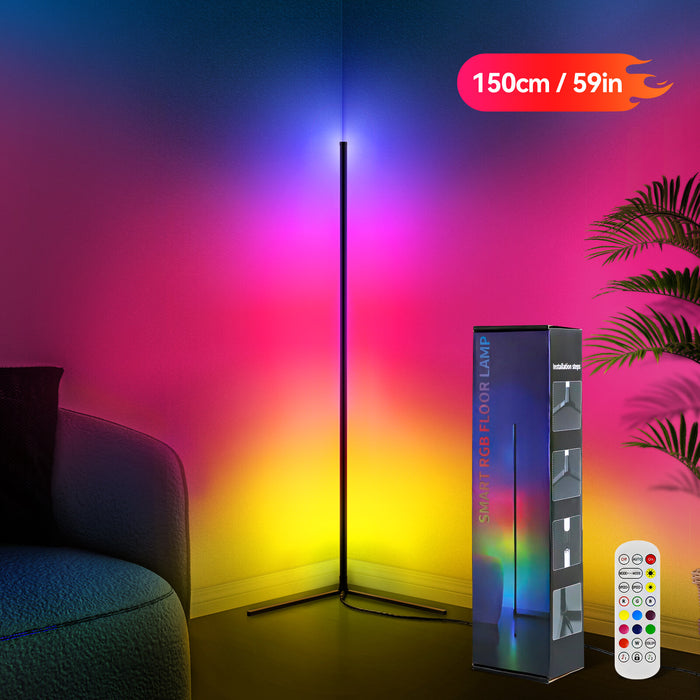 RhythmRay - RGB Corner Floor Lamp
