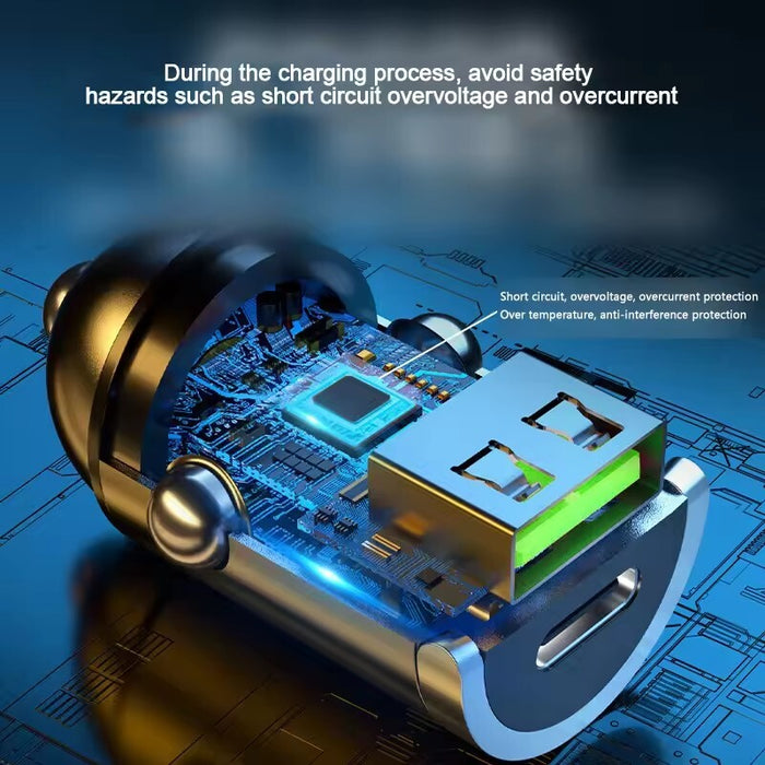VoltEdge MiniBoost - USB Fast Car Charger