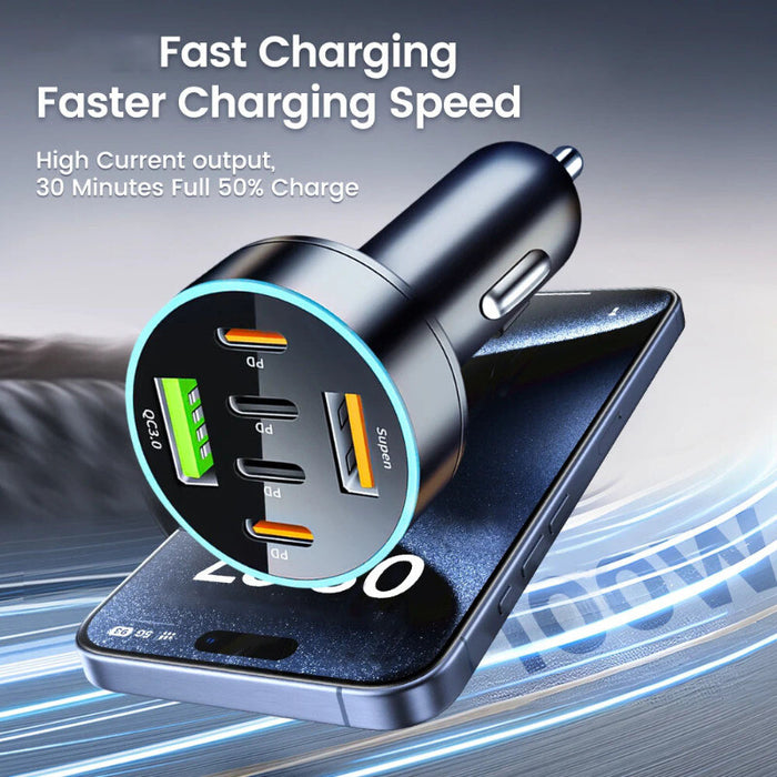 VoltMax 6-Port – Fast Car Charger