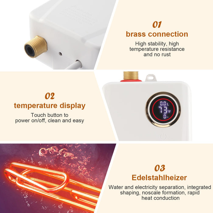 ZenHeat – Tankless Electric Water Heater
