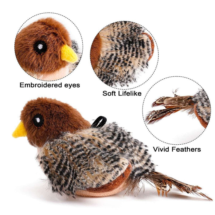 FelineFlap - Interactive Chirping Bird Cat Toy