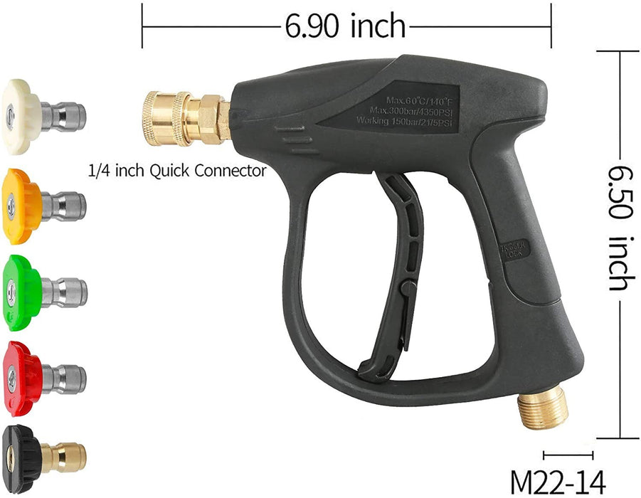 FlowBurst - High Pressure Washer Gun with Quick Connect