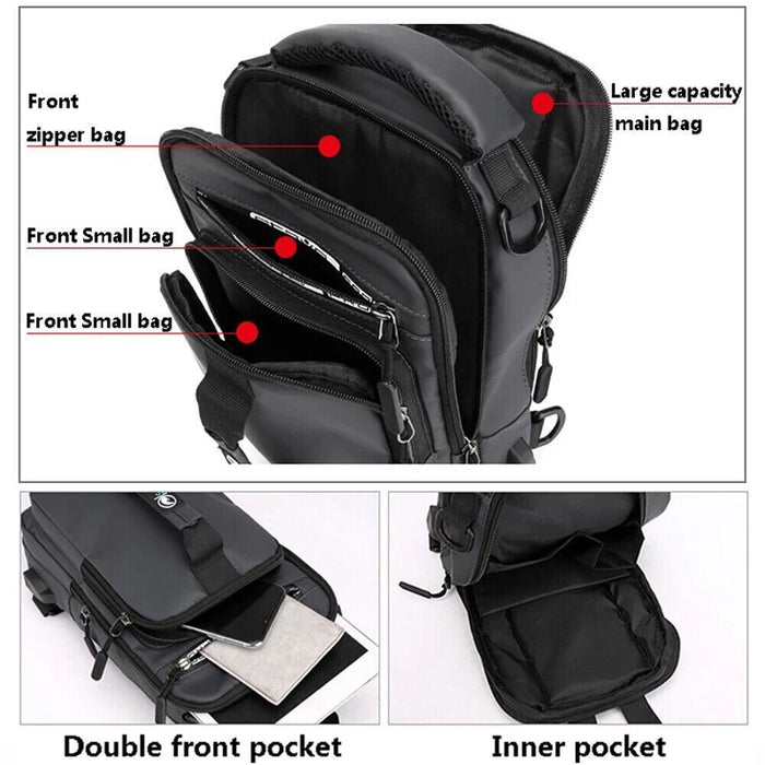 Men's Cross Body Anti-Theft Bag