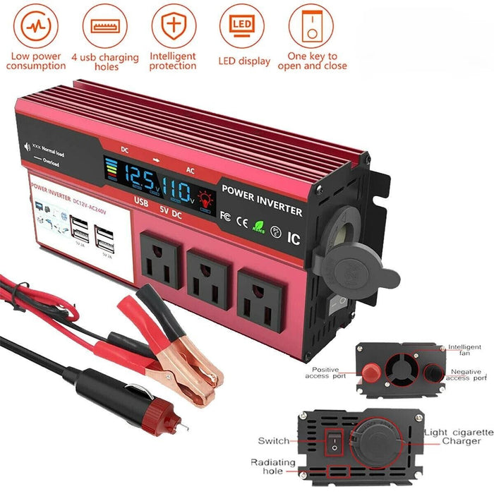 RoadCurrent Elite - Car Power Inverter 12V to 110V