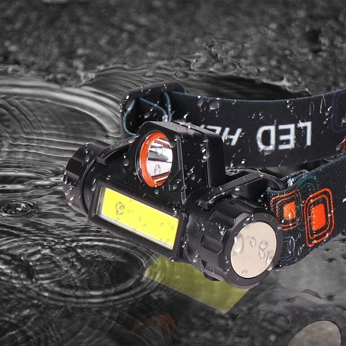 GlowTrek Max - Rechargeable LED Headlamp