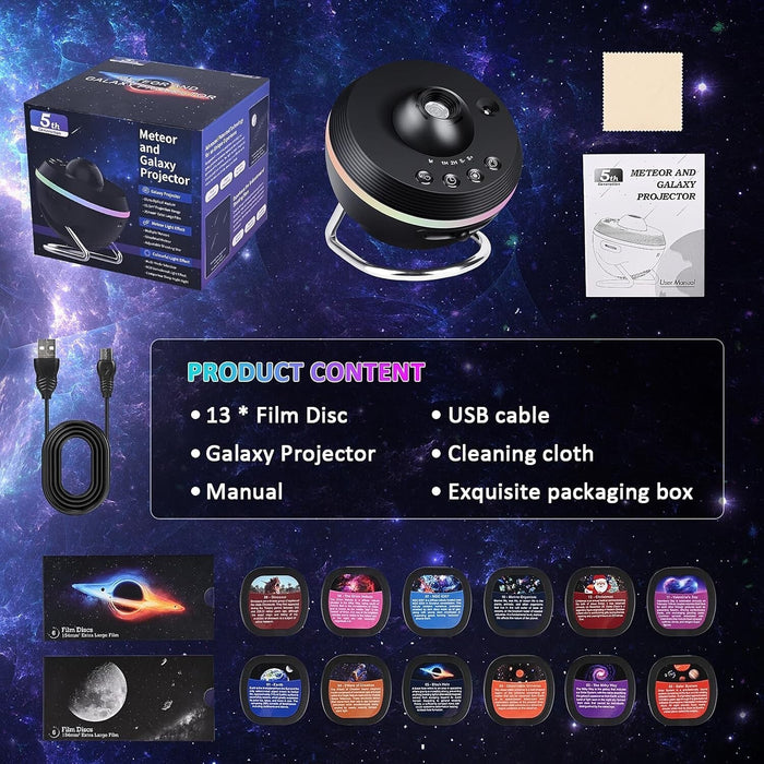 GalaxyLoom - 4K HD 3D Star Projector