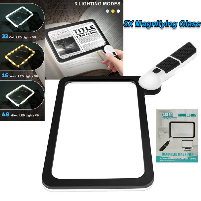 EasyRead - Full Page Magnifying Glass with Light