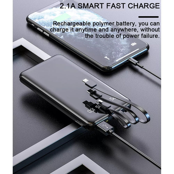 FlashCharge - Portable Power Bank with Fast Charging