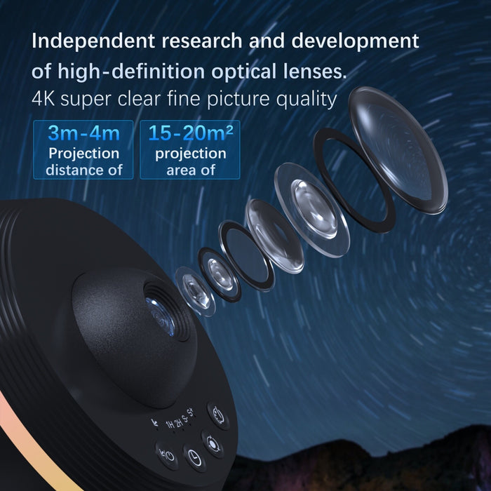 GalaxyLoom - 4K HD 3D Star Projector