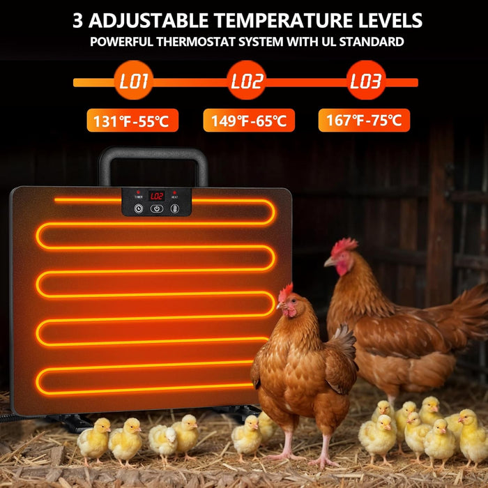 CozyCluck - Portable Chicken Coop Heater