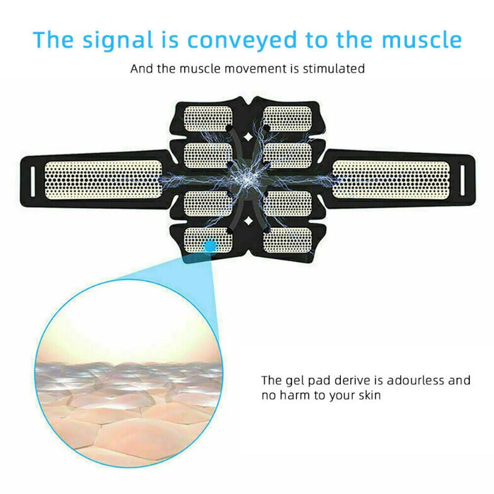Rechargeable Abdominal Muscle Stimulator Trainer