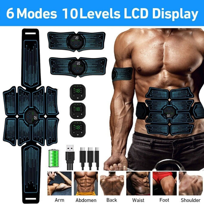 Rechargeable Abdominal Muscle Stimulator Trainer