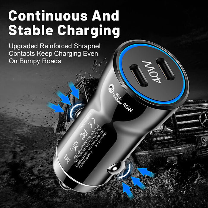 SparkCharge - USB C Car Charger