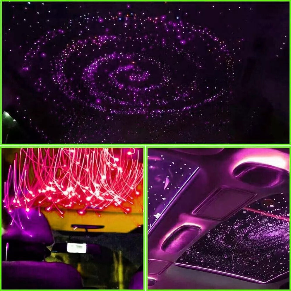 Car Fiber Optic Interior Lights | RGB LED Strip for Cars | Music Sync ...