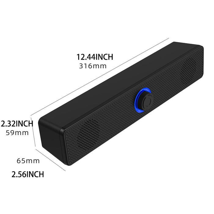 SonicRise - Stereo Bass Sound Computer Speakers