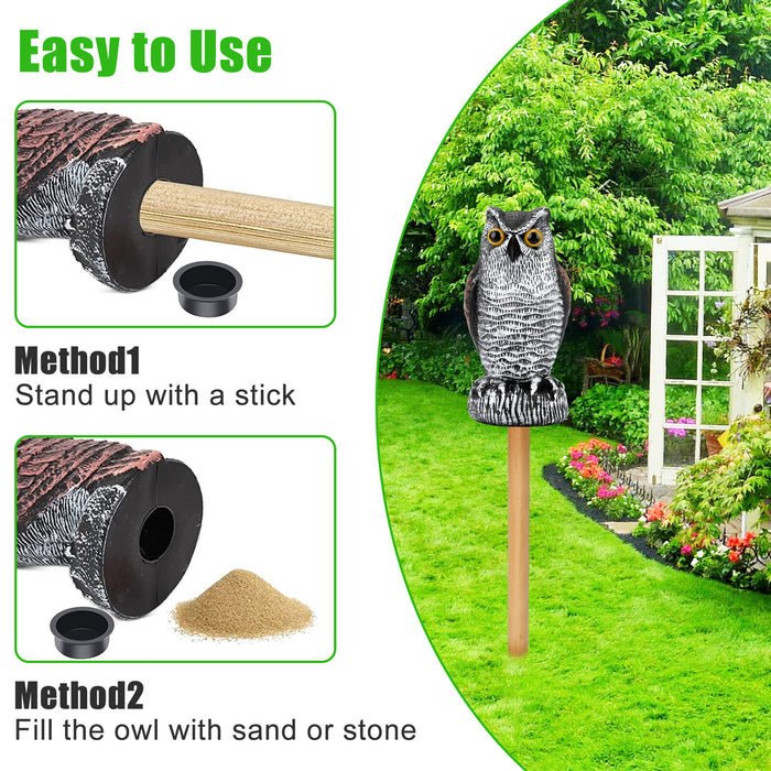 FeatherFend - Realistic Owl Bird Repellent