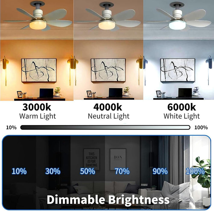 VentoLight - 2-in-1 Ceiling Fan Light with Remote Control
