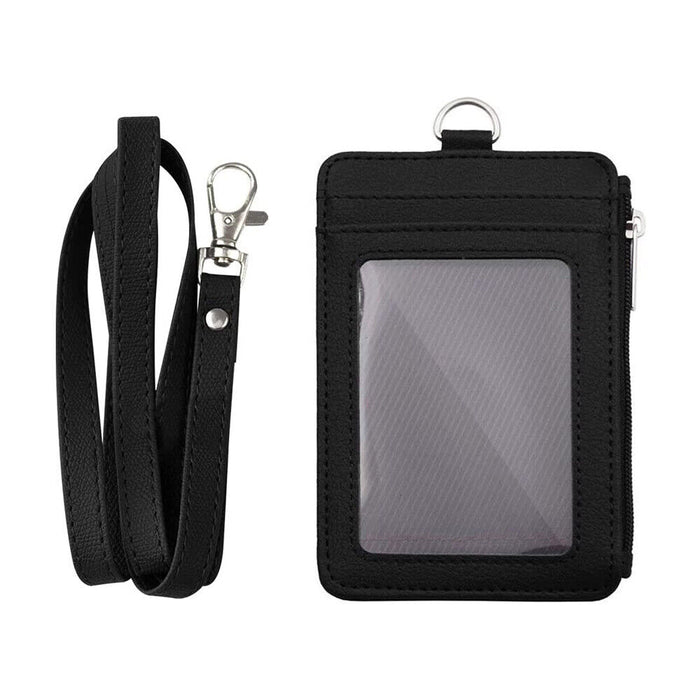 Premium PU Leather ID Card Holder