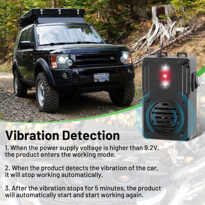 SonicDefender - Ultrasonic Car Rodent Repellent
