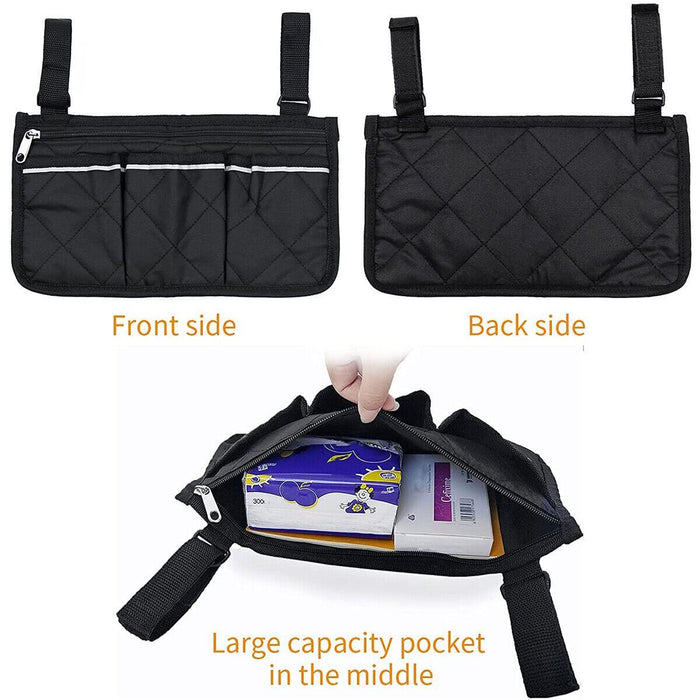EasyReach Caddy - Wheelchair Armrest Organizer