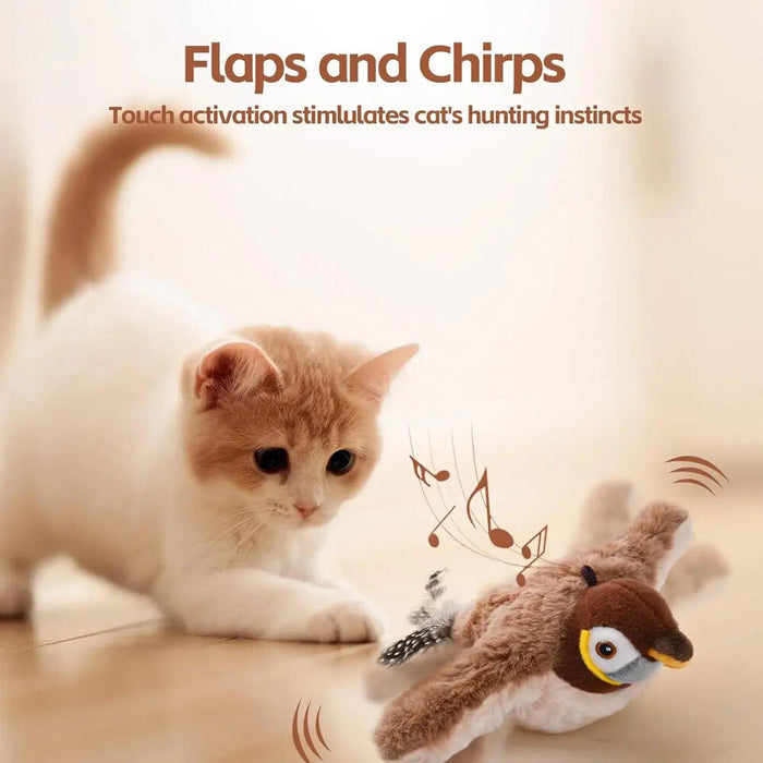 FlutterPals - Interactive Cat Bird Toy