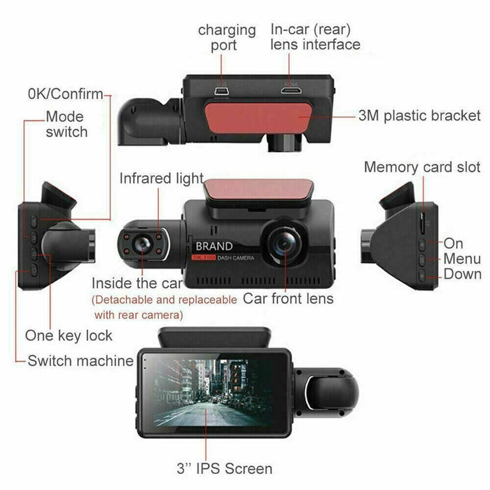 RoadGuard - Dual Dash Cam for Car