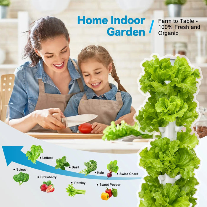 HomeHarvest - Hydroponic Growing System with Timer