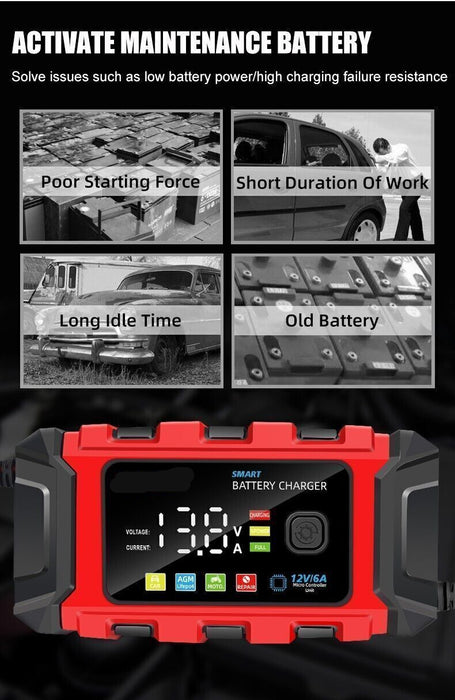 AmpGuardian - 12V Smart Battery Charger